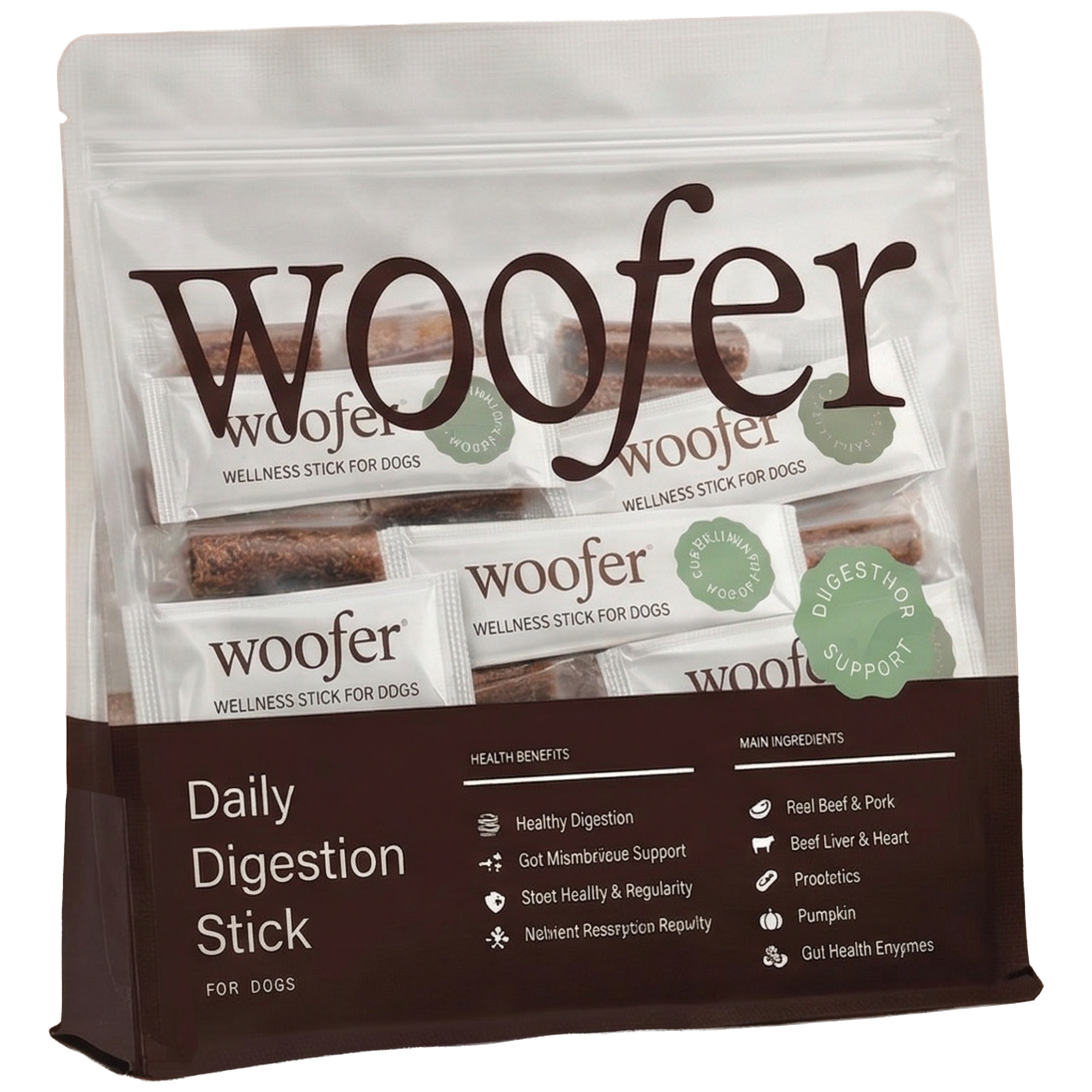Woofer Daily Digestion Stick (30 Ct)